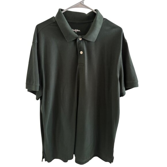 Goodfellow Hunter Green Short Sleeve Men's Loring Polo size XXL - Picture 1 of 3